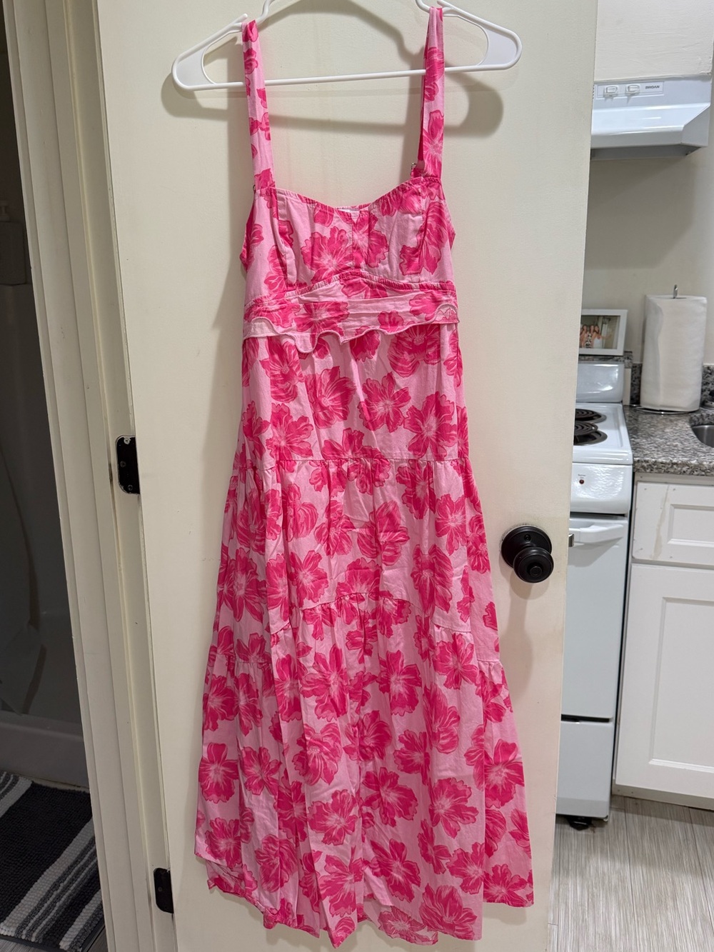 Anna Rae Pink Smocked Dress
